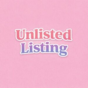 Pink 'Unlisted Listing' Graphic Print